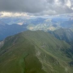 Flugwegposition um 13:53:06: Aufgenommen in der Nähe von Gemeinde Kalwang, 8775, Österreich in 2197 Meter